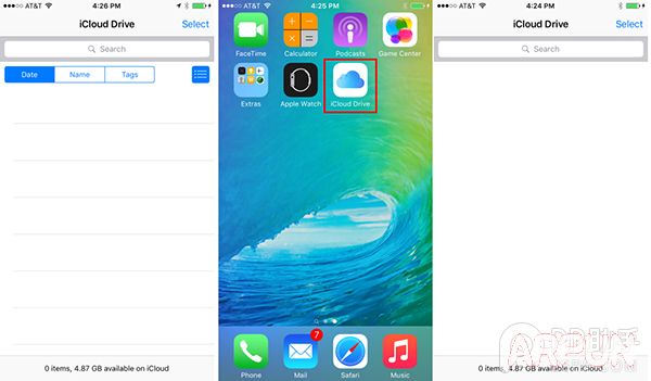 升級iOS9後教你在主屏中添加iCloud Drive圖標 arpun.com