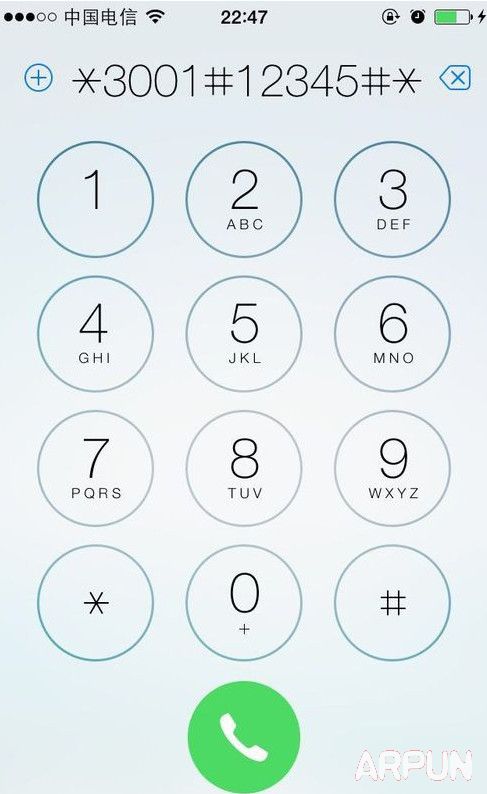 iPhone怎麼用數字來顯示手機信號強度 arpun.com