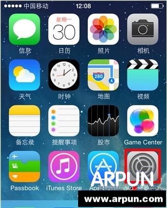 iPhone屏幕上的圓圈怎麼設置 arpun.com