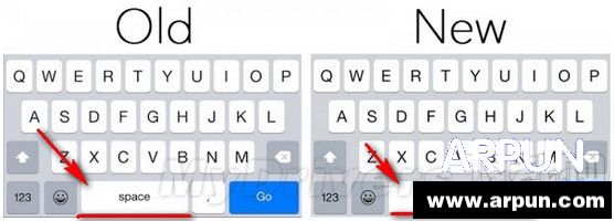 iPhone蘋果手機iOS 8.3系統輸入鍵盤布局修改介紹 arpun.com