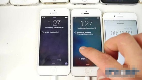 iPhone 6/5s/5/4s運行iOS9/iOS8對比