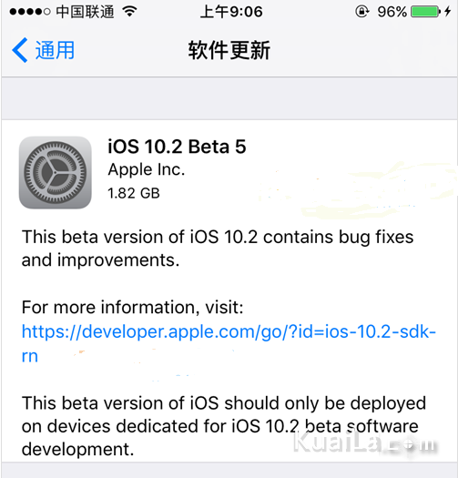 iOS10.2 Beta5哪些設備可以升級？ 