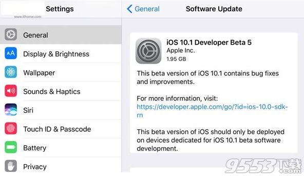 iOS10.1Beta5開發者預覽版更新了什麼內容 iOS10.1Beta5新功能介紹