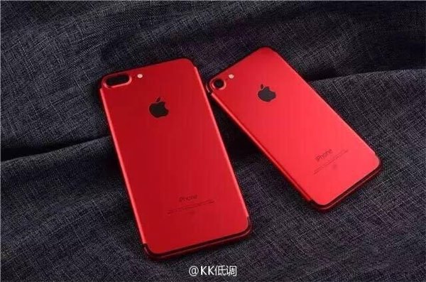 華強北出品：蘋果iPhone7/Plus烈焰紅版圖賞