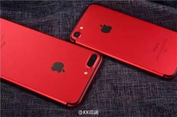 華強北出品：蘋果iPhone7/Plus烈焰紅版圖賞