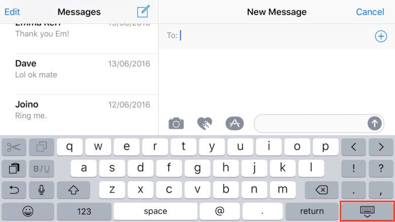 iOS 10 教程：在短信應用中發送手寫的內容