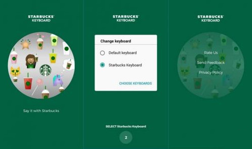 星巴克iOS鍵盤應用emoji插件功能介紹