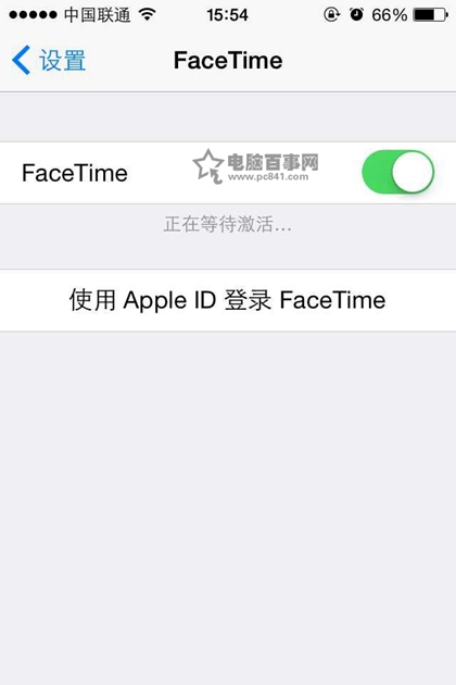 iPhone6怎麼激活FaceTime iPhone6激活FaceTime教程