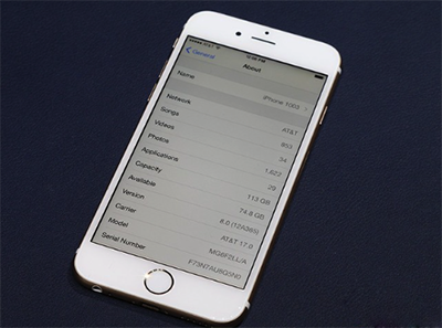 IPHONE6 16G實際總容量只有12G的原因