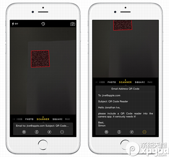 iphone原生相機掃描二維碼教程 qr mode插件使用方法  