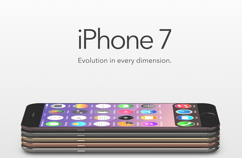 iPhone 7炫圖再現 五彩色+無線充電 