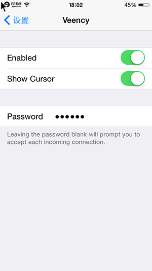 iOS8越獄插件Veency使用教程及評測  讓電腦遠程控制手機