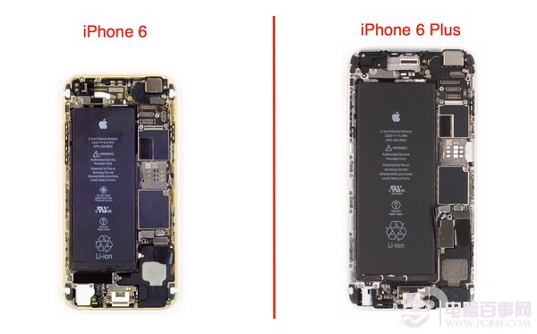 iPhone6與iPhone6 Plus內部拆解對比 