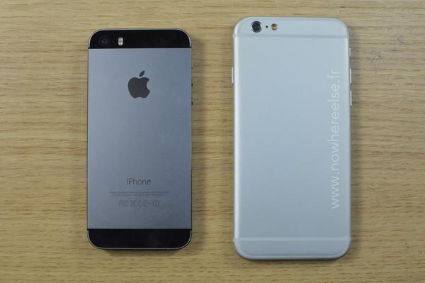 iPhone 6多角度對比iPhone 5s  新特色曝光