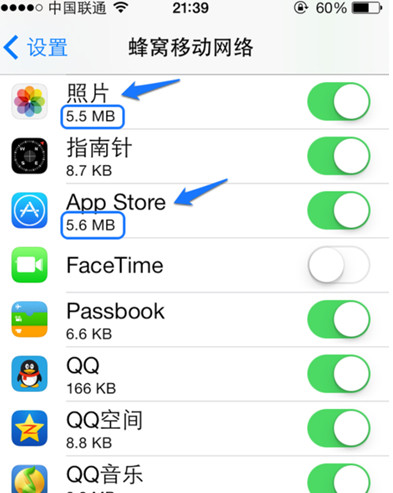 iphone5s怎麼監控流量