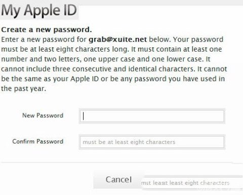 教你如何重設Apple ID帳號密碼2
