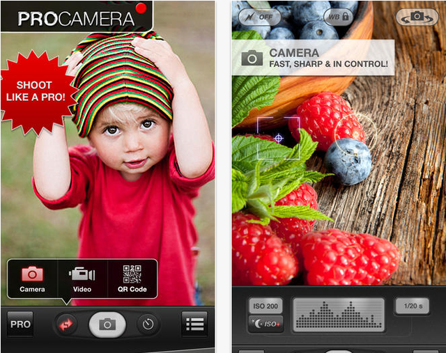 iOS平台最好的拍照類應用ProCamera 