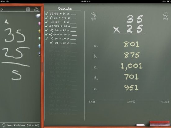 小學生必備的iOS經典應用程序 算數拼字全都有