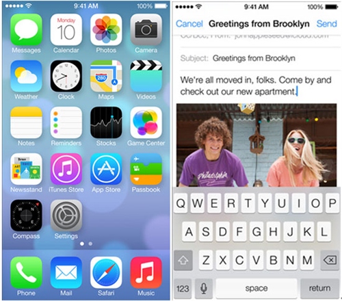 IOS7全新設計的UI和交互 