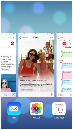 IOS7全新多任務管理界面 