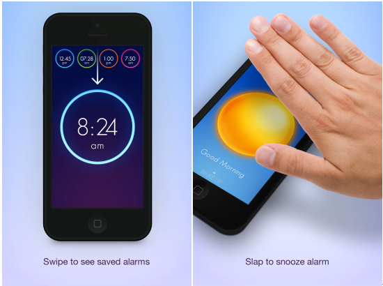 界面設計超美的iPhone鬧鐘應用Wake Alarm