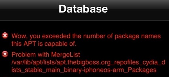 修復Cydia錯誤wow, you exceeded …… 