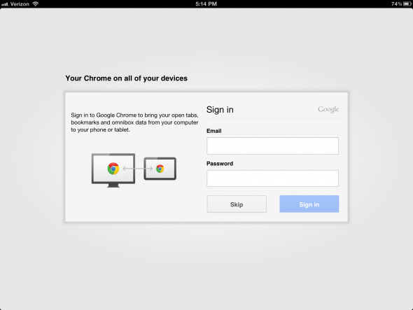 Sign in with your Google account. This part is important.