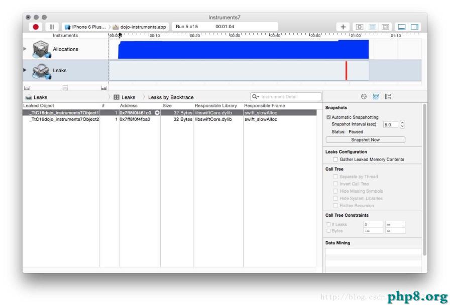 iOS 性能優化:Instruments 工具的救命三招