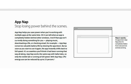 Mac OS X Mavericks系統的十大新特性