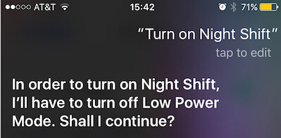 iOS9.3夜間模式和低電量怎麼同時打開